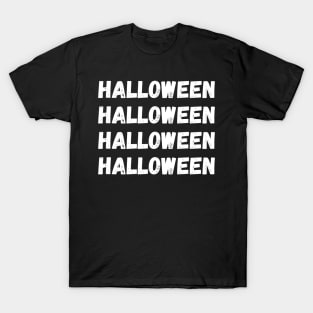 Halloween. Minimalistic Halloween Design. Simple Halloween Costume Idea T-Shirt